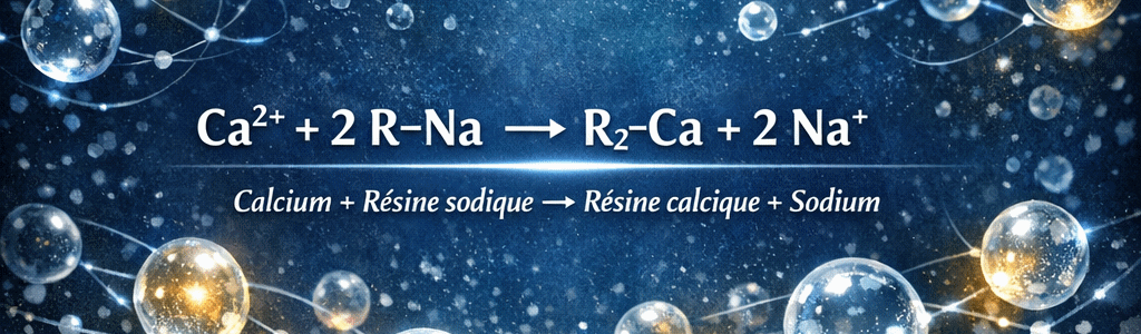 Formule chimique d'adoucissement de l'eau