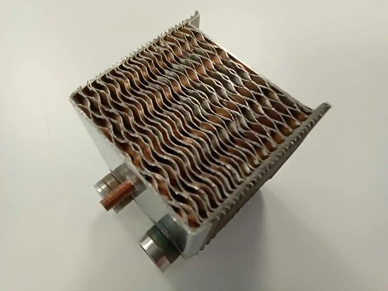 Echangeur à plaques d'une chaudière