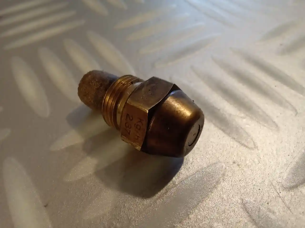 Gicleur bouché suite à fond de cuve