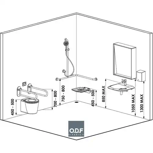 Dimension sanitaire NF P 99-611