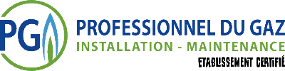 Logo professionnel du gaz - installation maintenance